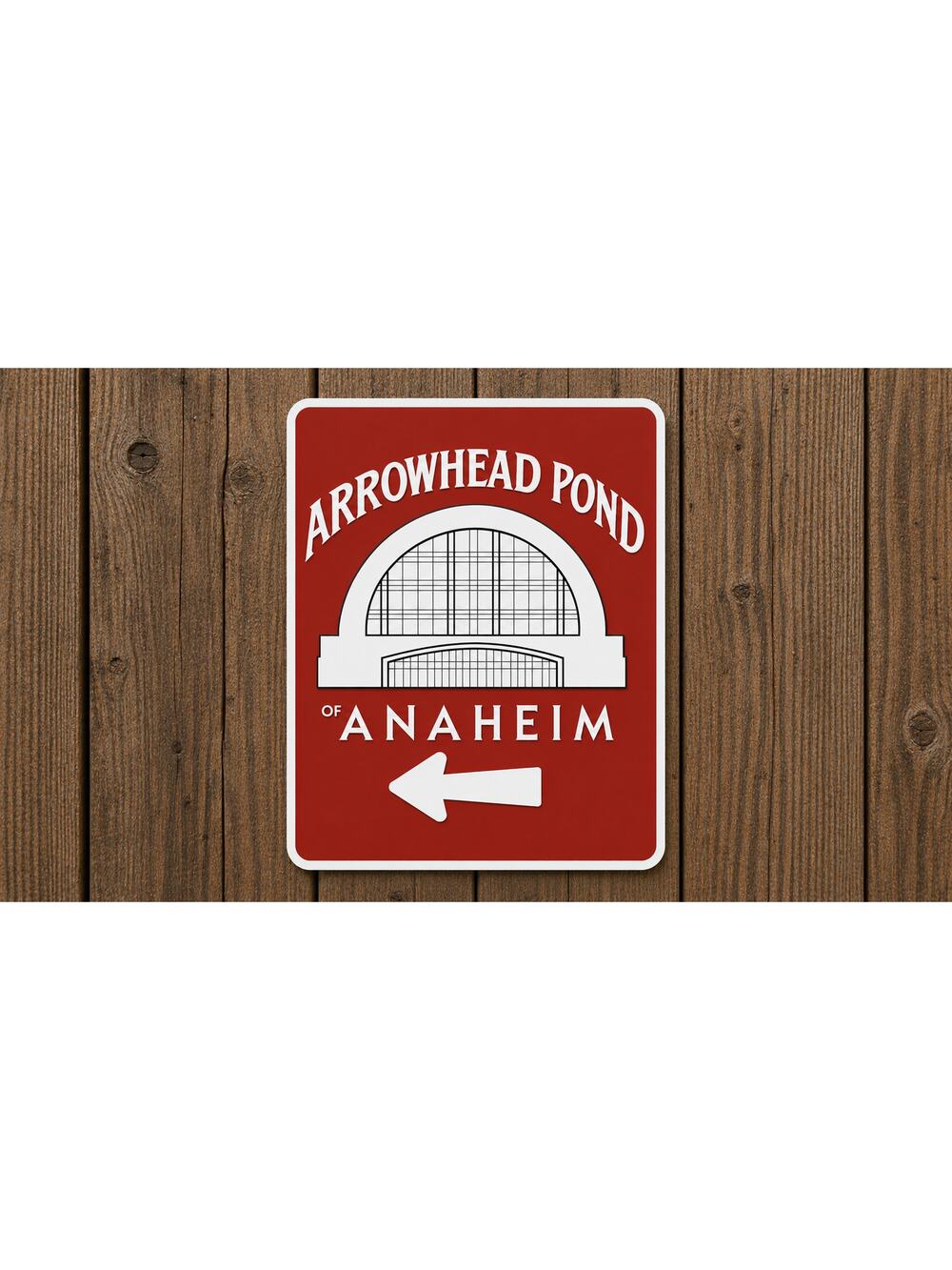 Arrowhead Pond of Anaheim Sign California Ducks Stadium hockey basketball
